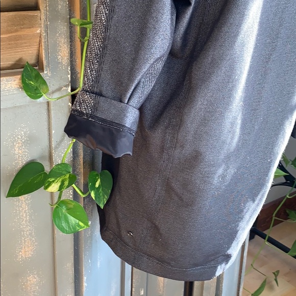 Lululemon dark grey mandarin collar raglan jacket - Picture 10 of 16